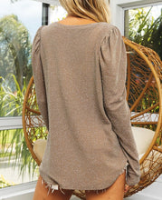 Silky Soft Metallic Blouse Red or Taupe