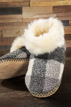 Buffalo Check Bootie Slippers Black or Red