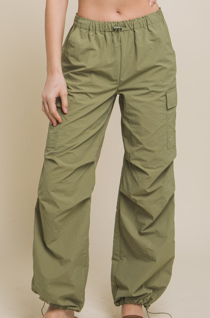 Parachute Cargo Pants Taupe, Olive SALE was $38 – Sue's