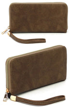 Wallet Wristlet Taupe, Stone or Pewter