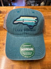 Lake Norman North Carolina Hat- Marine Blue, Tan