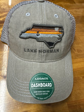 Lake Norman North Carolina Hat- Marine Blue, Tan