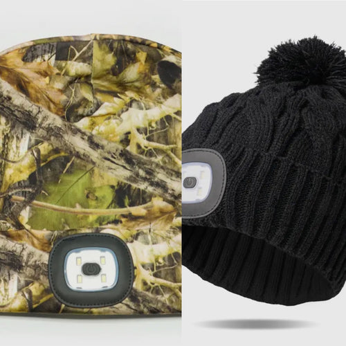 Night Scope Beanie in Camo or Black