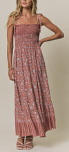Square Neck Maxi Dress Blue, Clay