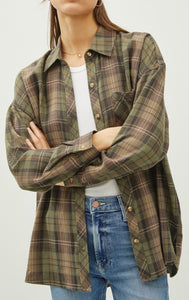 Sunday Fun Day Plaid Shirt in 3 Colors