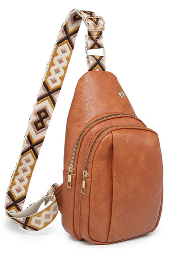 Sling Backpack Brown