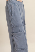 Utility Wide Leg Pants Chestnut, Dark Brown, Dusty Navy