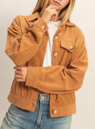 Corduroy Jacket Camel