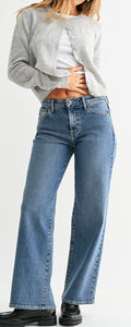 Mid Rise Wide Leg Jeans MADE IN USA