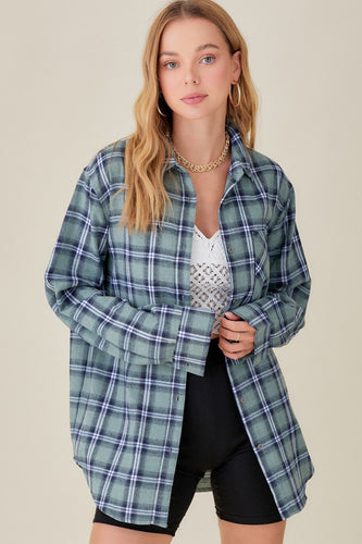 Sage Flannel Shirt