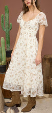 Sweetheart Floral Midi Dress