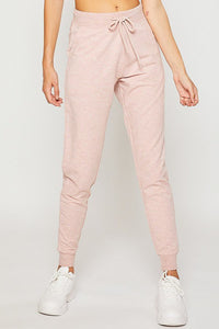 Relaxed Fit French Terry Joggers Faded Pink or Charcoal