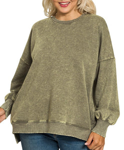Acid wash Sweatshirt BESTSELLER RESTOCK! NEW COLORS! Some in extended sizes