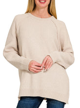 Chenille Sweater/NEW Dusty Teal, Grey & Mocha/ Black, Olive , Sand Beige