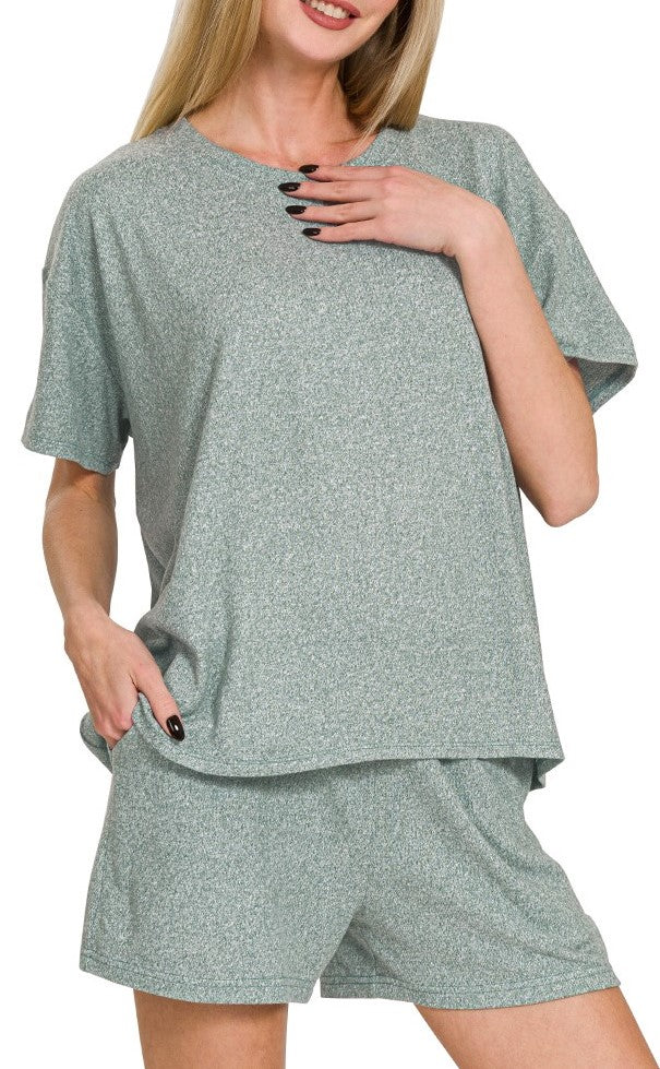 Hacci Lounge Set Beige, Charcoal, Jade
