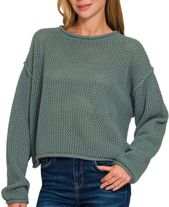 Open Knit Sweater