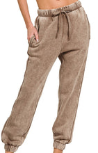 Washed Jogger Grey, Mocha