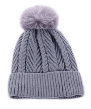 Cable Knit Lined Beanie Multiple colors