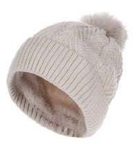 Cable Knit Lined Beanie Multiple colors