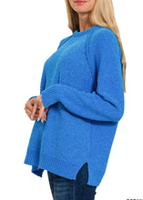 SALE was $36 Chenille Sweater/ Black, Mocha, Ocean Blue, NEW GREEN