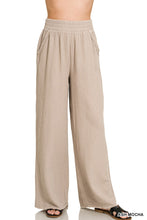 Gauze Pants Black, Mocha