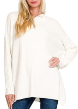 Hoodie Soft Sweater, Beige, Ivory