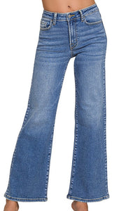 Medium Wash Wide Leg Jeans