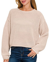 Open Knit Sweater