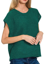 Crewneck Sweater/Vest Green, Mocha, Red