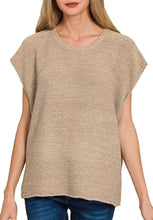 Crewneck Sweater/Vest Green, Mocha, Red