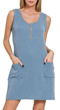 Ribbed Dress/Cover-up Ash Mocha