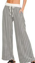 Ribbed Casual Pants Grey, Navy
