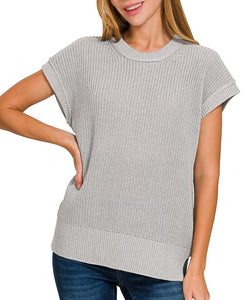 Relaxed Fit Sweater Vest