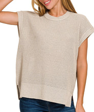 Relaxed Fit Sweater Vest