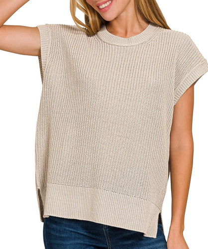 Relaxed Fit Sweater Vest