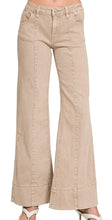 Wide Leg Colored Jeans Ash Mocha, Rust