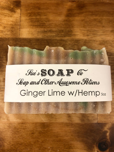 Ginger Lime with Hemp seed oil