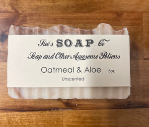 Unscented Oatmeal Bar with Aloe Vera
