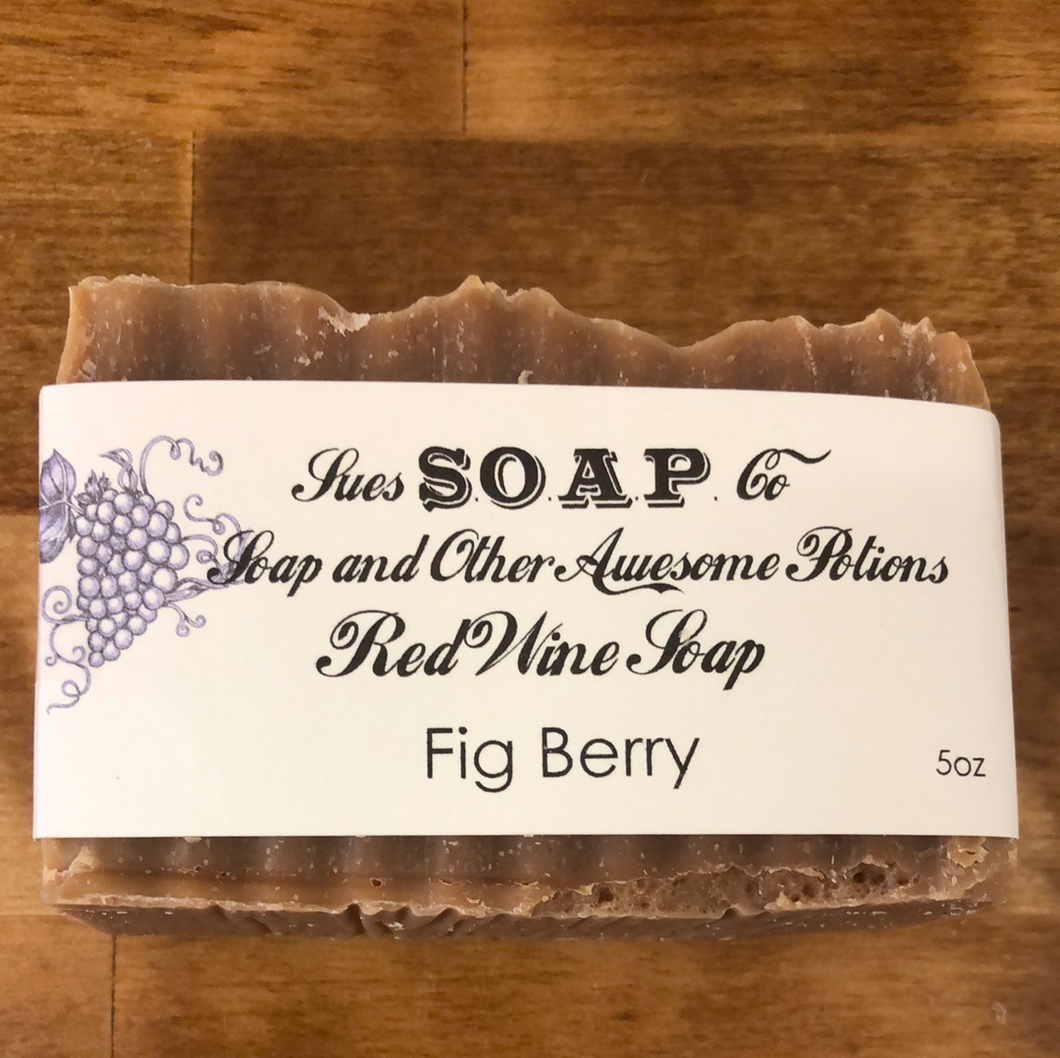 Figberry Red Wine Soap